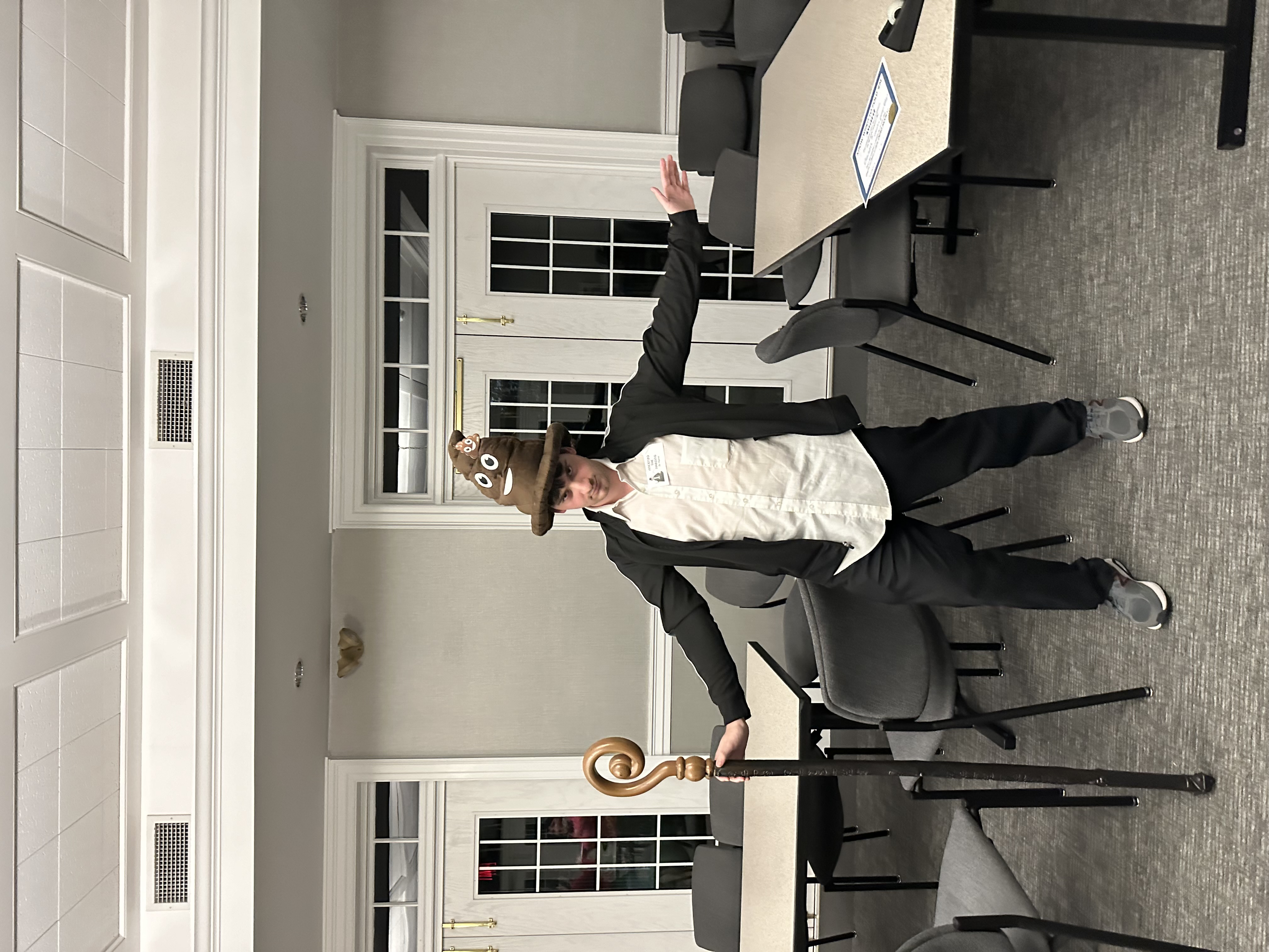 Aaron as the Cocaine Poop Wizard